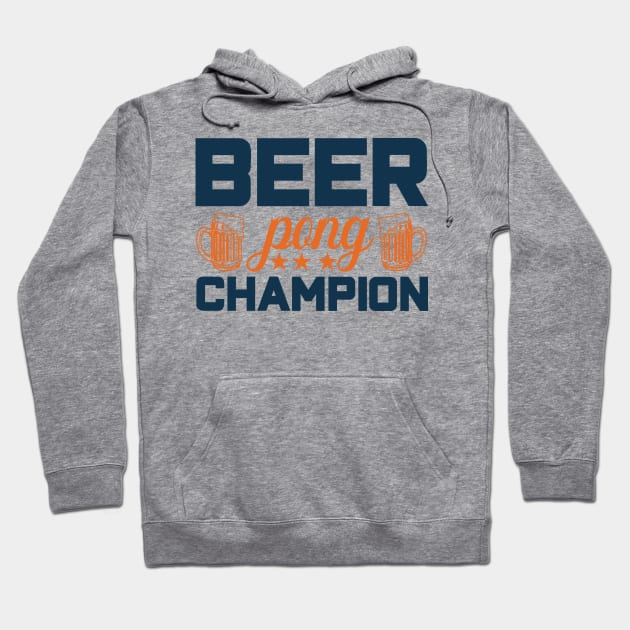 Beer Pong Champion Hoodie by kazumi